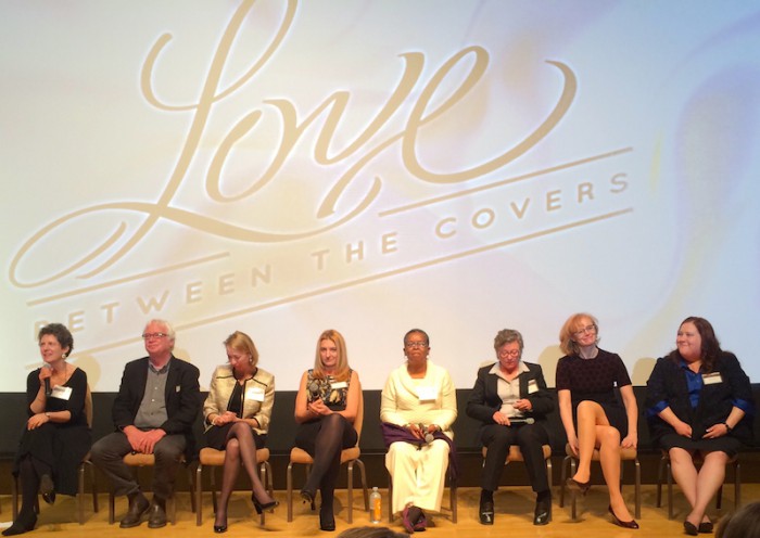 Panel discussion after a screening of LOVE BETWEEN THE COVERS