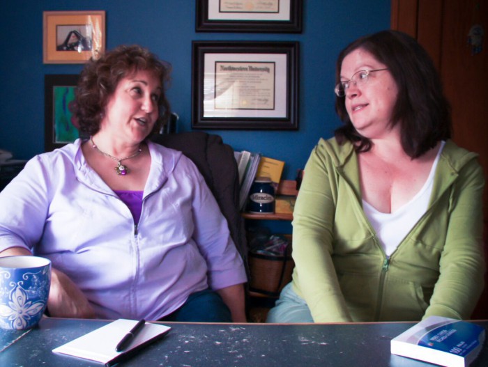Authors: Susan Donovan and Celeste Bradley in an excerpt from LOVE BETWEEN THE COVERS